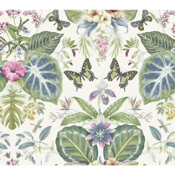 York Wallcoverings ON1603 Outdoors in Tropical Butterflies Wallpaper