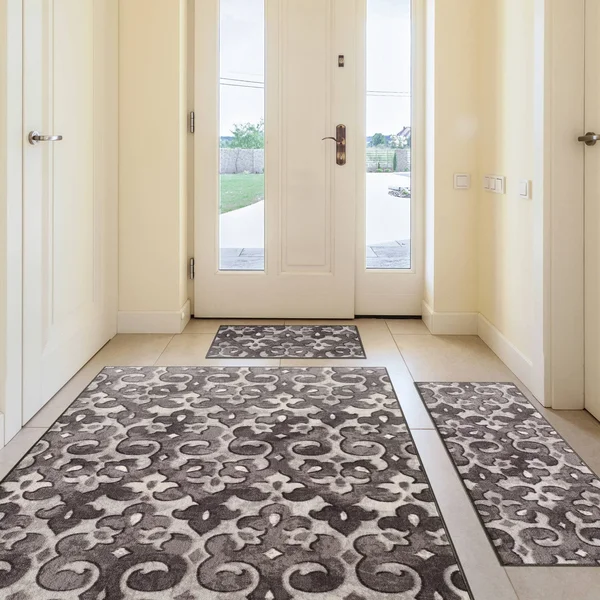 Mainstays Remi Rug, 3-Piece Set, Taupe/Cream, Size: 3 Piece Set