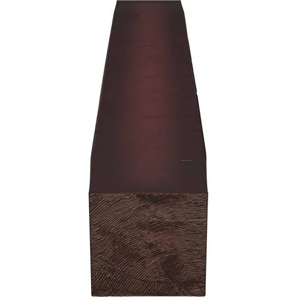 Ekena Millwork MANUKP04X06X60ZY 4x22H x 6x22D x 60x22W Knotty Pine Faux Wood Fireplace Mantel - Premium Cherry