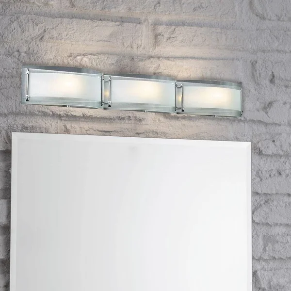 PLC Lighting 7836 PC 3 Light Vanity Millennium - 5 inches x 36 inches
