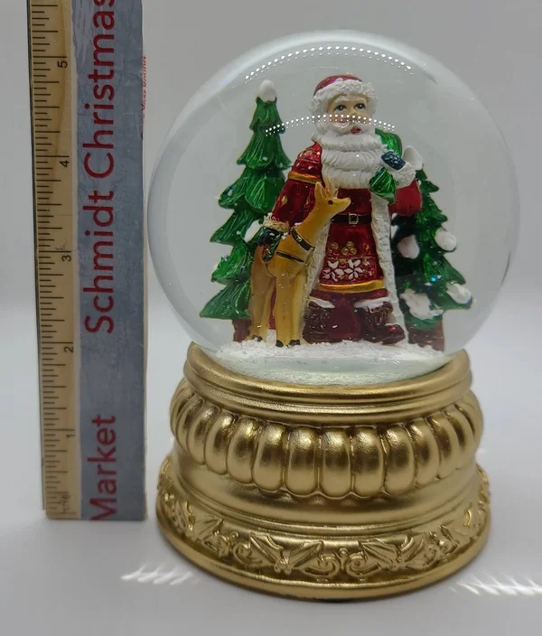 Nordic Santa Snow Globe