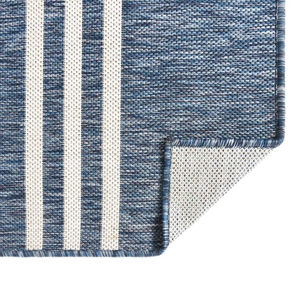 Jill Zarin Anguilla Outdoor Rug - 7& 10 x 7& 10 Square - Blue