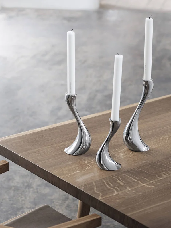 Georg Jensen - Cobra Candleholder - 3 Piece Set