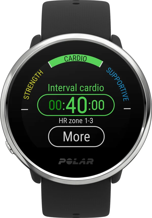 Polar Ignite, Fitness Watch, Black-Silver