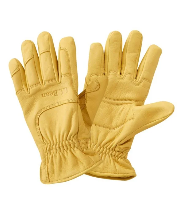 Men's Deerskin Gloves Yellow Extra Large - L.L.Bean
