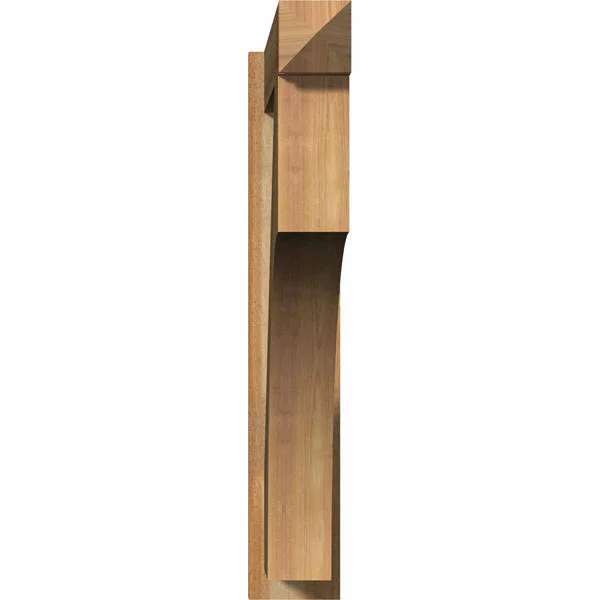 Ekena Millwork OUT06X36X36WTL03RWR 6x22W x 36x22D x 36x22H Westlake Rough Sawn Arts and Crafts Outlooker, Western Red Cedar