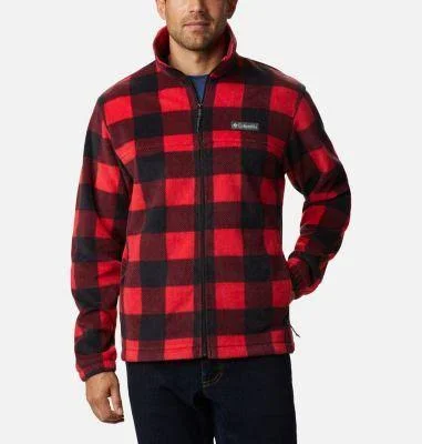 Columbia Men's Steens Mountain Print Jacket - XXL - Orangecamo