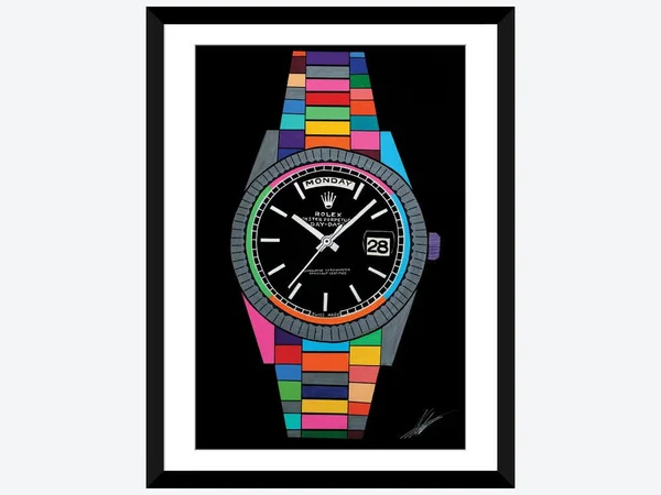 Framed Poster Prints - The Rolex by Noah Laatar ( Fashion > Accessories > Jewelry art)