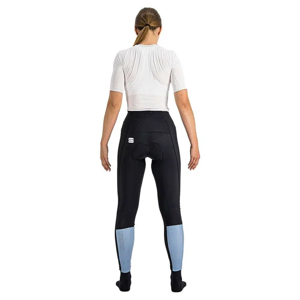 Sportful Classic W Tights Black Light Blue Women - M
