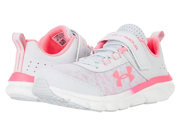 Under Armour Girls Assert 8 Athletic Shoes Grey 2.5 M