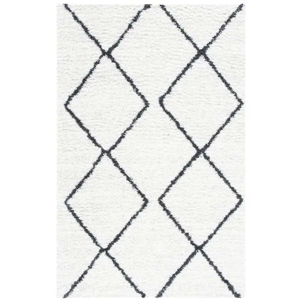 Safavieh Clearance August Shag AUG572F Ivory Rug - 6&7x22x6&7x22 - Square