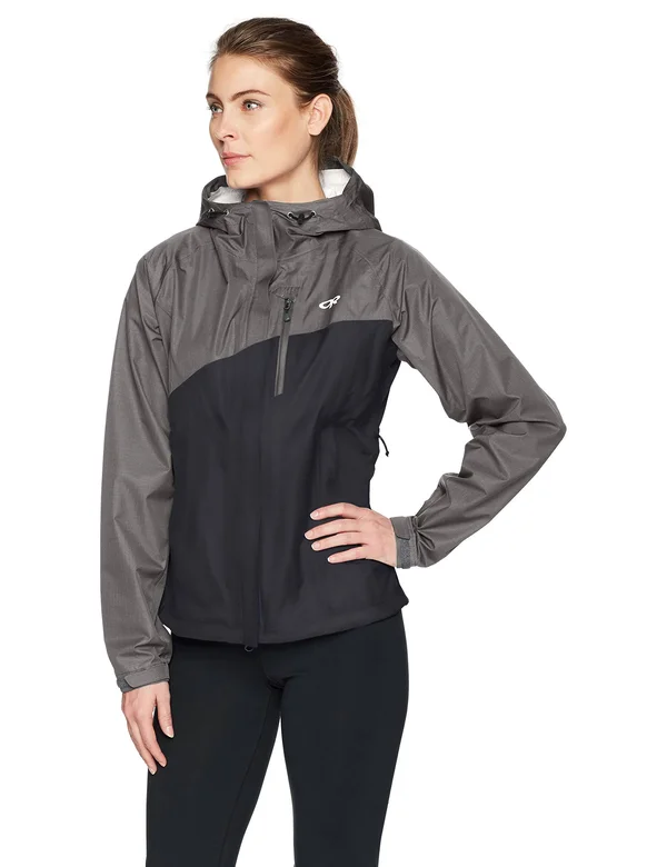 Outdoor Research Panorama Point Jacket - Women's Charcoal Herringbone/Black - S