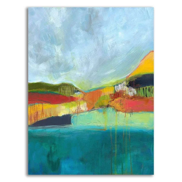 24x22 x 18x22 View Across The Bay by Jan Weiss Print on Canvas