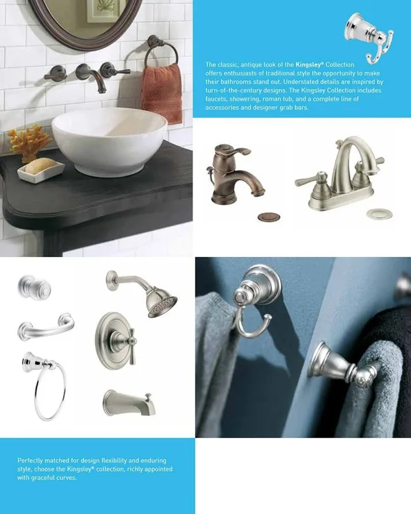 Moen YB5486ORB Kingsley Towel Ring - Oil Rubbed Bronze