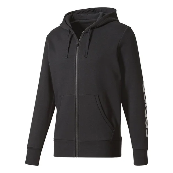 Adidas Essentials Linear Full-Zip Hood Fleece