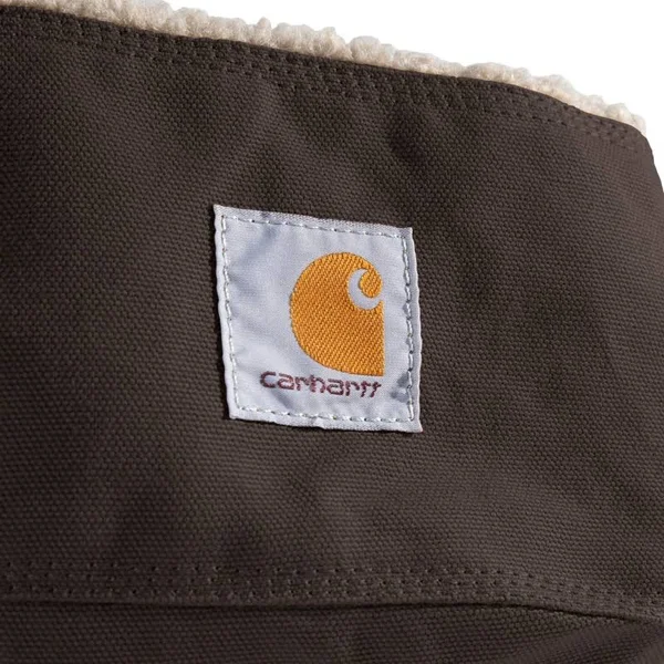 Carhartt Sherpa Top Dog Bed - Brown, Large