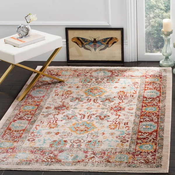Safavieh SUT405L Sutton Ivory - Brick Area Rug - 9& x 13&