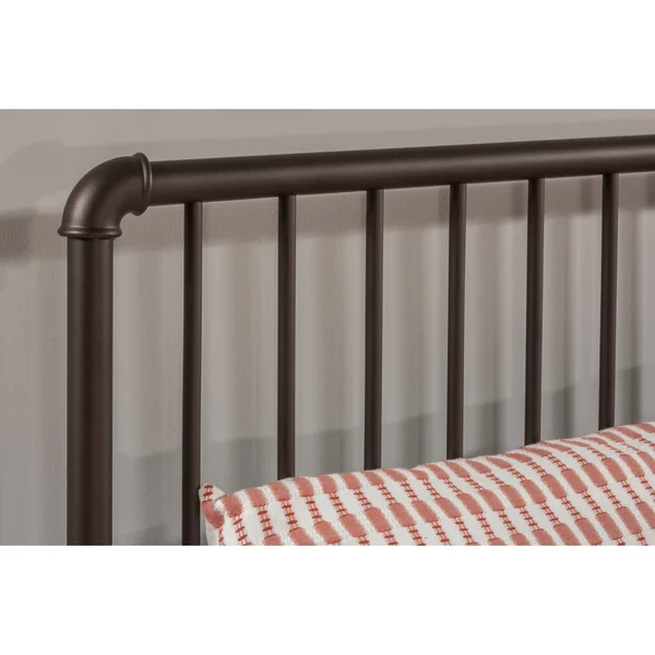 Copper Grove Buchau Duo Panel Queen Headboard - Bronze