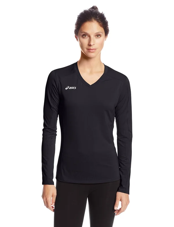 Asics Women's Roll Shot Jersey - Black, Medium