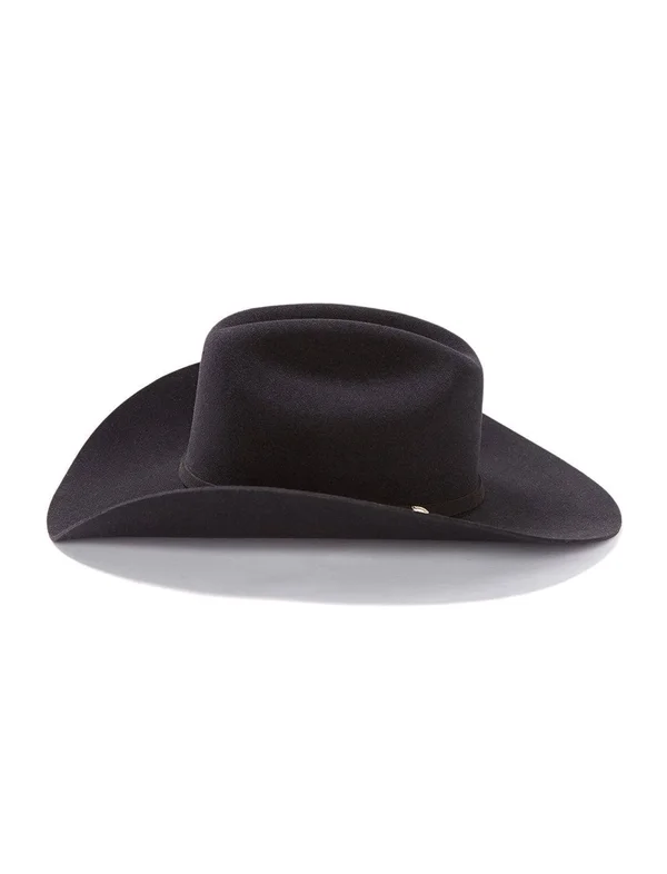 Stetson Oak Ridge 3X Wool Felt Cowboy Hat - Black - 6 3/4