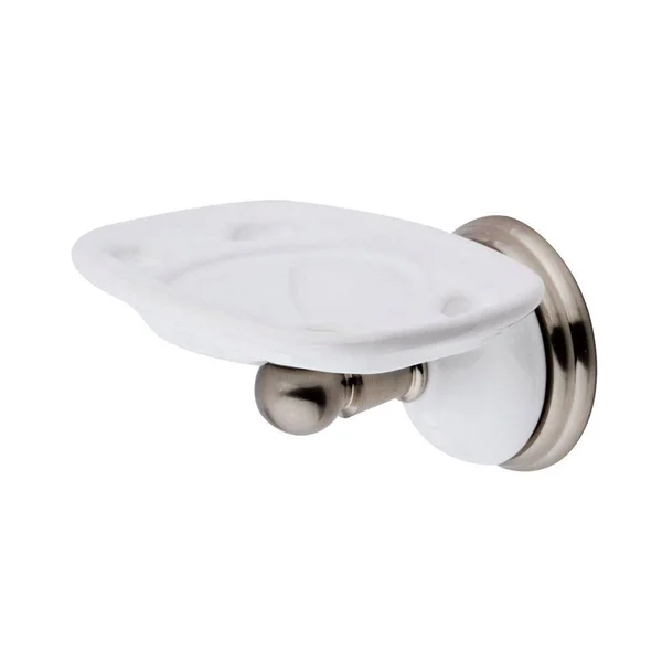Elements of Design Victorian Hot Springs Toothbrush & Tumbler HOLDER; Satin Nickel