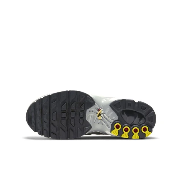 Nike Air Max Plus Big Kids& Shoes in Grey - Size: 4Y, CD0609-013