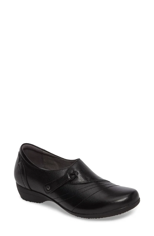 Dansko Women's Franny - Black Milled Nappa - 37