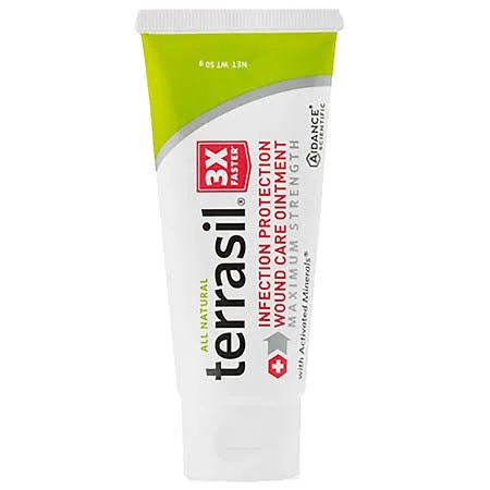 Terrasil Infection Protection Wound Care Ointment Maximum Strength - 50 G