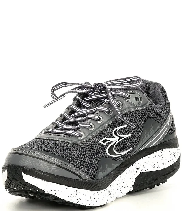 Gravity Defyer Mighty Walk - Women's, Gray/Salmon, Size: 7.5