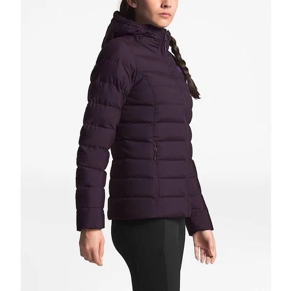 THE NORTH FACE - STRETCH DOWN HOODIE W - X-SMALL - Galaxy Purple