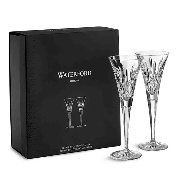 Waterford Lismore Toasting Flute Pair