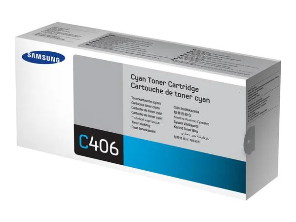 Samsung CLT-C406S Toner Cartridge - Cyan - 1-pack