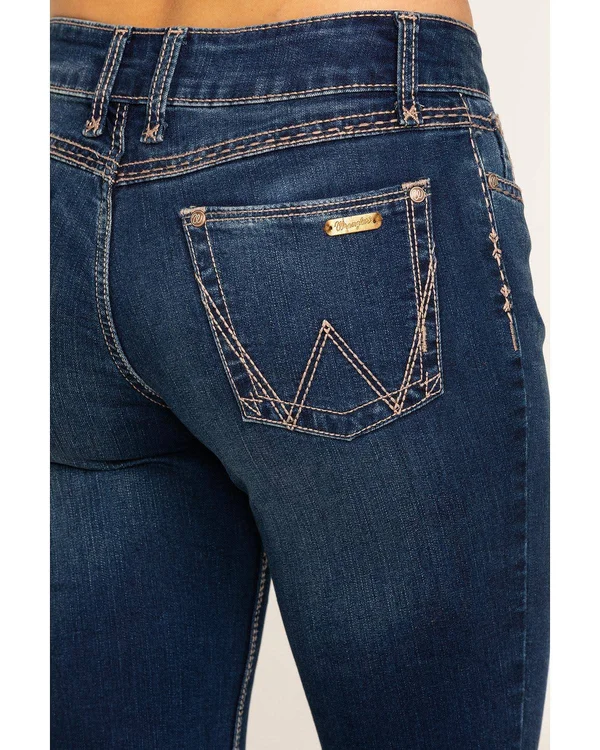 Wrangler Women's Dark Wash Retro Mae Jeans