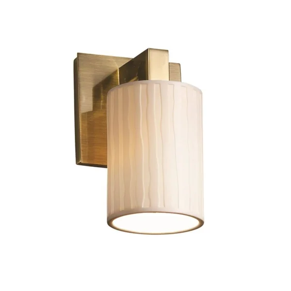 Justice Design Group-Modular 1-Light Wall Sconce-POR-8921-10-WFAL-CROM