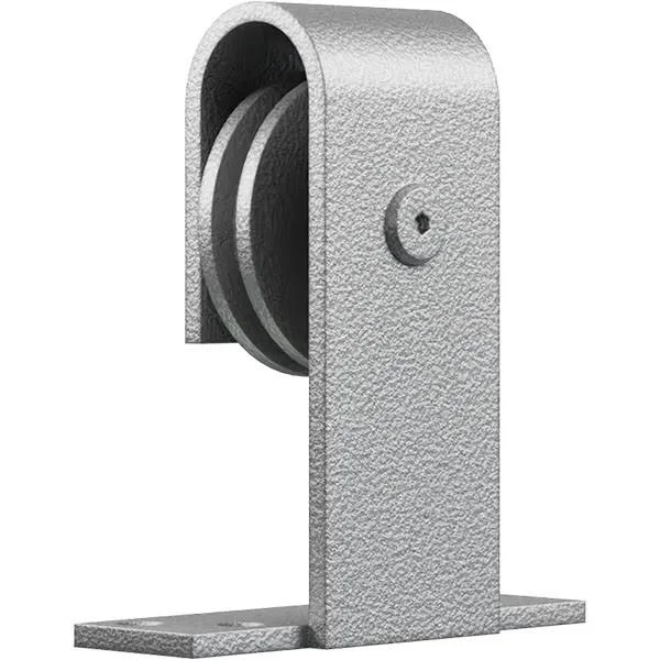 Premium J-Top Mount Roller Hanger w/ Bolts for Barn Door for 1 3/8x22 to 2 1/4x22 Doors - PC Chrome