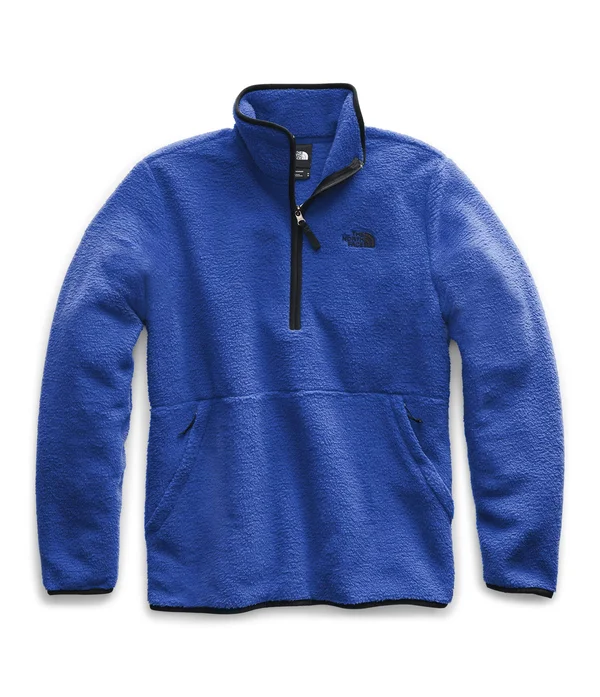 The North Face Men's Dunraven Sherpa 1/4 Zip Sweatshirt: Blue