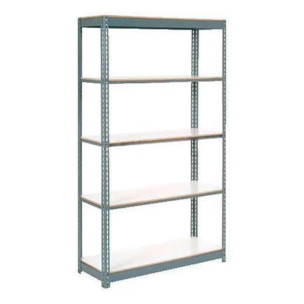 Global Industrial Extra Heavy Duty Shelving 36Wx24Dx60H 5 Shelves 1500 lbs. Cap. per Shelf GRY 716971