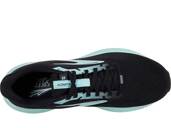 Brooks Women's Launch 8 - Black - Ebony, Blue Tint