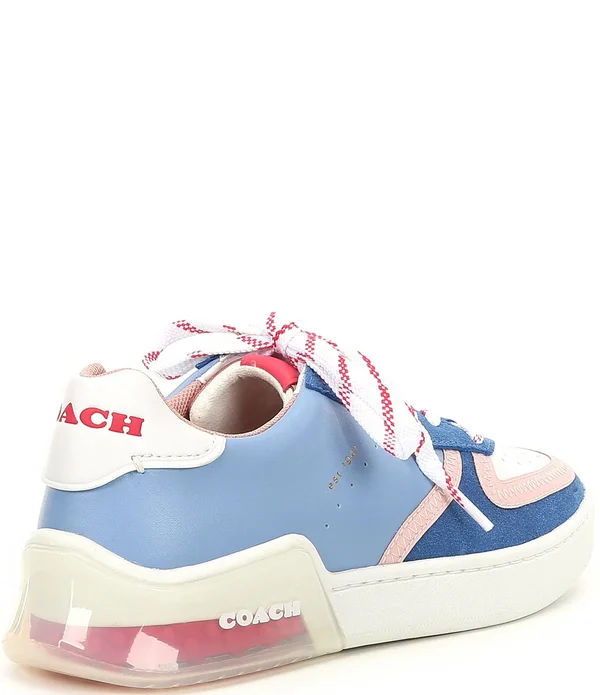 Coach Women's Citysole Court Sneakers - Optic White/ Lilac