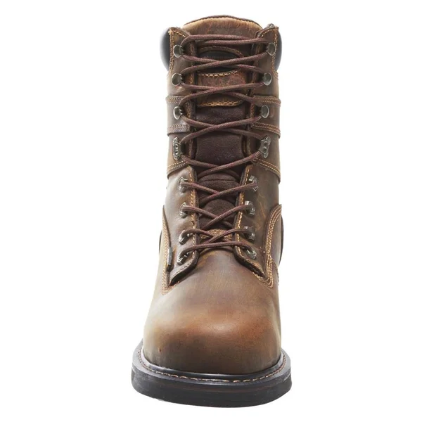 Wolverine 8x22 Brek Durashocks Steel Toe Waterproof Boots - Men's Brown