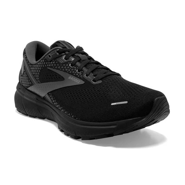 Brooks Ghost 14 Extra Wide 13, Black/Black/Ebony (Men's)