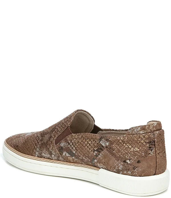 Wide Width Women's Jade Slip-On by Naturalizer in Alabaster Snake (Size 9 W)