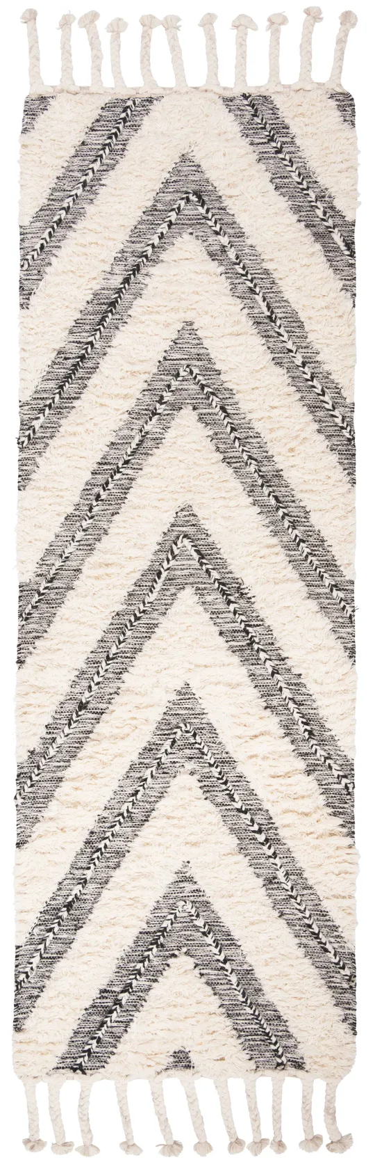 Safavieh Kenya KNY901H 9&0x22 x 12&0x22 Black - Ivory Area Rug