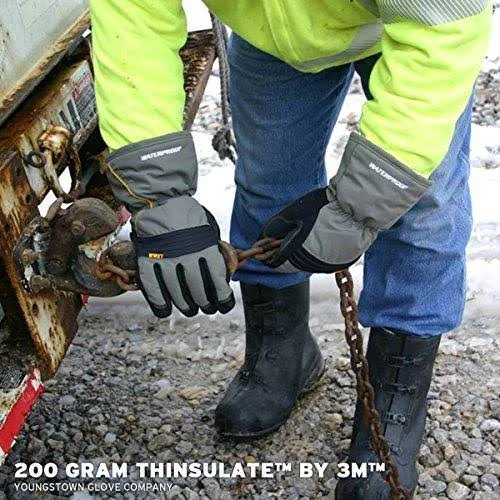 Youngstown Glove 11-3460-60-m Waterproof Winter XT 200 Gram Thinsulate Waterproof Glove, Olive and Black, Medium