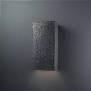 Justice Design CER-0950-CKS Ambiance - Large Rectangle Closed Top Wall