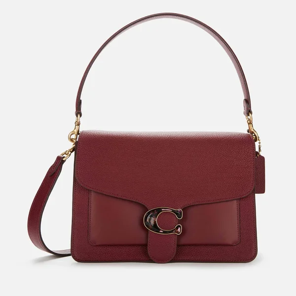 Coach Ladies Deep Red Tabby Leather Shoulder Bag