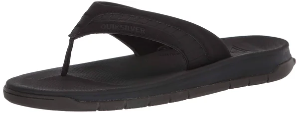 Quiksilver Men's Coastal Excursion Travel Sandals, Size: 10, Black