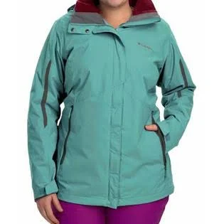Columbia Bugaboo Womens 1x Plus Size 3in1 Winter Snow Parka/Jacket/Coat Spray - Blue