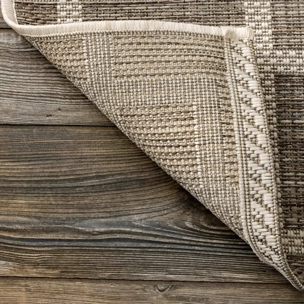 nuLOOM Cara OCAV12B 6&3x22 x 9& Brown Indoor/Outdoor Area Rug