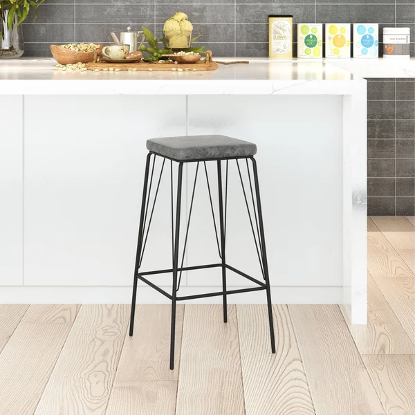 Zuo Samuel Barstool Vintage Black